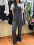 High Street Fashion Denim Jumpsuit